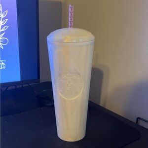 Pearl domed venti starbucks cup
